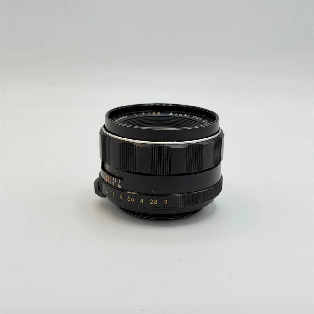 Asahi Super-Takumar 55mm f/2 M42 Screw Mount Prime Lens Made in Japan 1540382